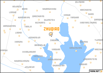 map of Zhuqiao