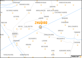 map of Zhuqiao