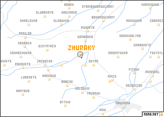 map of Zhuraky