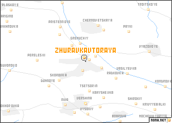 map of Zhuravka Vtoraya