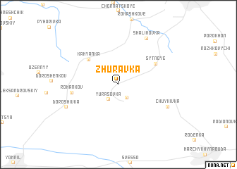 map of Zhuravka