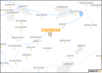 map of Zhuravka