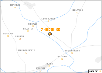 map of Zhuravka