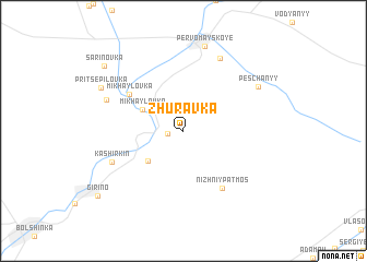 map of Zhuravka