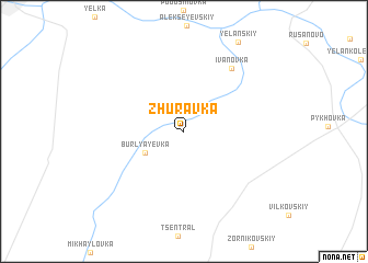 map of Zhuravka