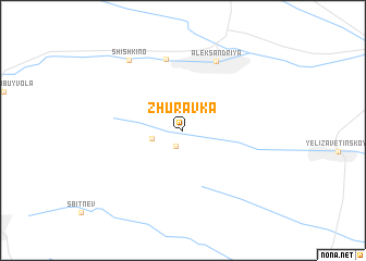 map of Zhuravka