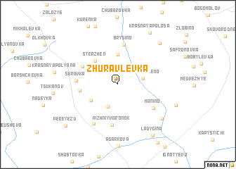 map of Zhuravlëvka