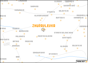 map of Zhuravlëvka