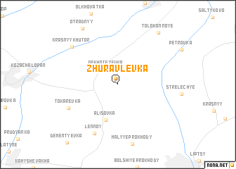 map of Zhuravlëvka