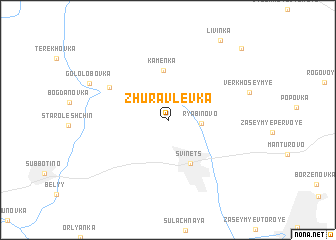 map of Zhuravlëvka