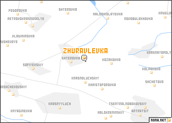 map of Zhuravlëvka