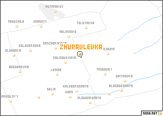 map of Zhuravlëvka