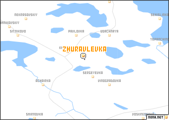 map of Zhuravlëvka