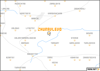 map of Zhuravlëvo