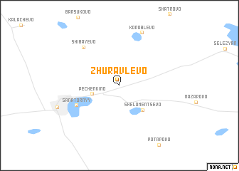 map of Zhuravlëvo