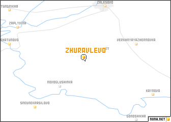 map of Zhuravlëvo