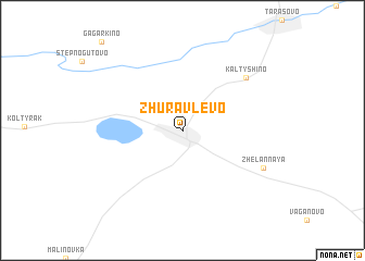 map of Zhuravlevo