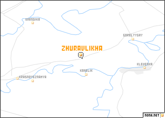 map of Zhuravlikha