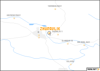 map of Zhuravlik