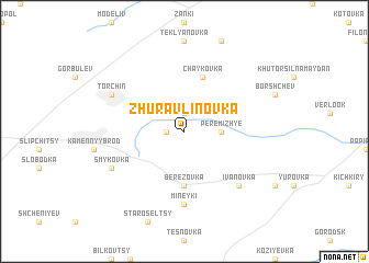 map of Zhuravlinovka