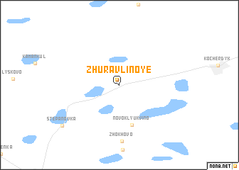 map of Zhuravlinoye