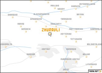 map of Zhuravli