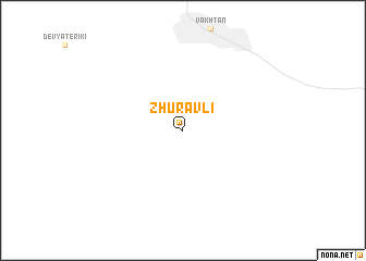 map of Zhuravli