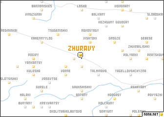 map of Zhuravy