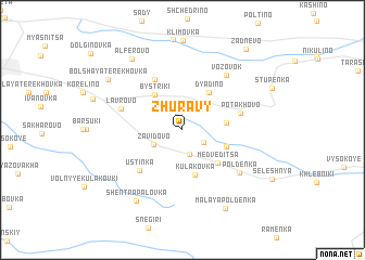 map of Zhuravy