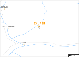 map of Zhurba