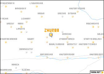 map of Zhurba