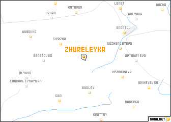 map of Zhureleyka