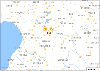 map of Zhurje