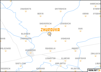 map of Zhurovka
