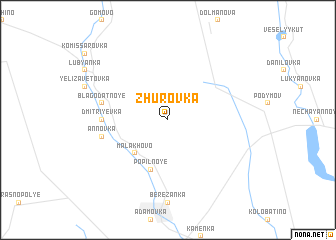 map of Zhurovka