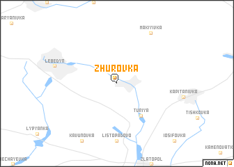 map of Zhurovka