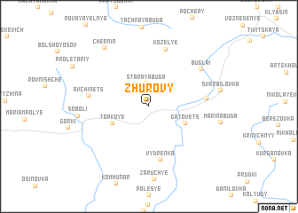 map of Zhurovy