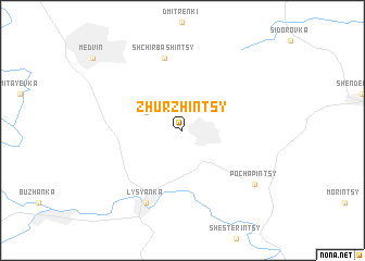 map of Zhurzhintsy