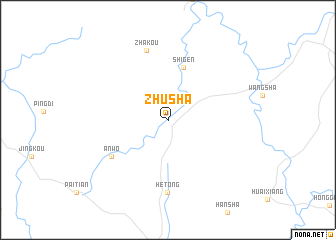 map of Zhusha