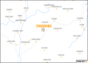 map of Zhushibu