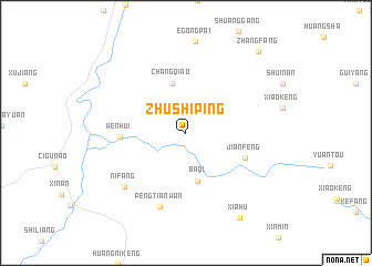 map of Zhushiping