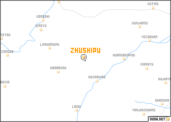 map of Zhushipu