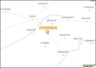 map of Zhushuwu