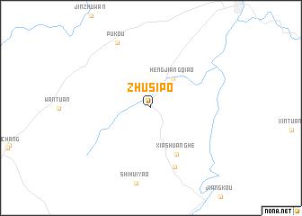 map of Zhusipo