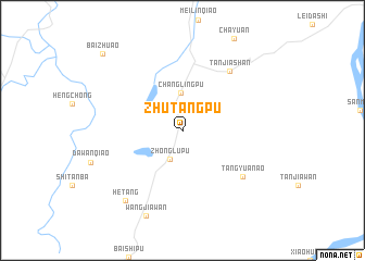 map of Zhutangpu