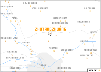 map of Zhutangzhuang