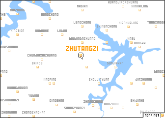 map of Zhutangzi