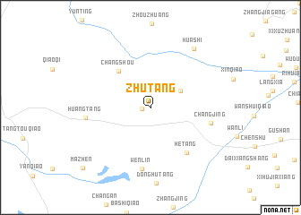 map of Zhutang