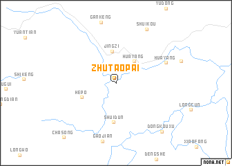 map of Zhutaopai