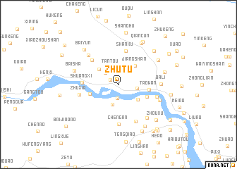 map of Zhutu